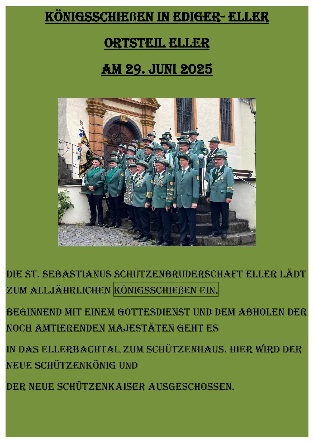 Königsschießen 2025 Königsschießen 2025