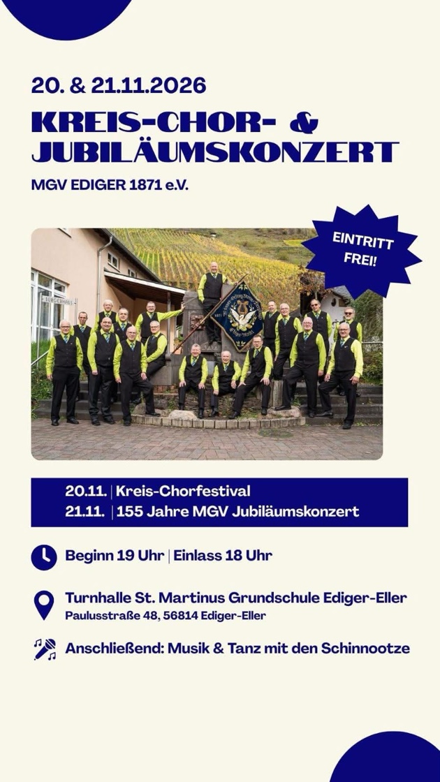 Männergesangsverein 2026 Männergesangsverein 2026